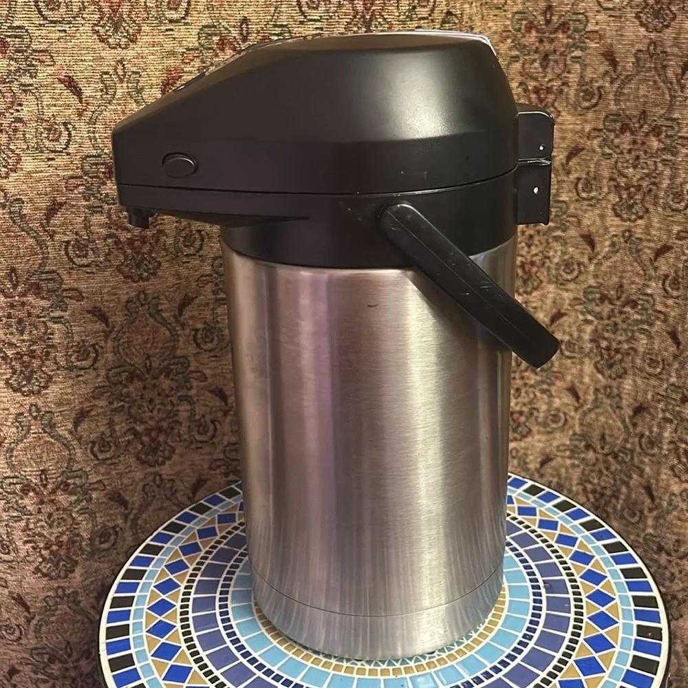 BUNN 2.5 Liter Lever-Action Airpot, Stainless Steel, 32125.0000